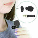 New Clip On Lapel Microphone Hands Free Wired Condenser Lavalier Mic Mini C P6Z7