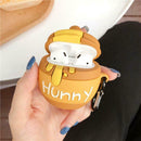 Honey Pot Protective Case Silicone Cover Shell with Carabiner for Airpods 1/2