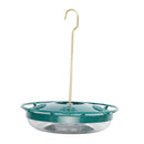 Hummingbird Feeder Garden Outdoor Plastic Flower Iron Hook Parrot Feeder Green