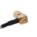 RG316 High Temp Coaxial Cable, SMA Male to SMA Right Angle Male, 5ft P7N7
