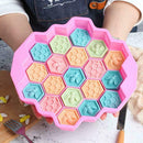 19 Cell Silicone Bee Honeycomb Chocolate Soap Candle Mold mould Bakeware M4M5