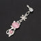 3.5mm Jack Cat Crystal Dust Plug Pink P9I2