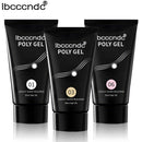 ibcccndc 30ML Poly Gel Long-Lasting Finger Nail Crystal Jelly Camouflage UV M8O1