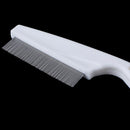 1Pc White Rake Comb Stainless Steel for Dog straight Brush Grooming Pet Suppli3C