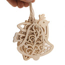 6Pcs New Christmas Tree Ornaments Hanging Xmas Tree Party Decor Wooden Pendant