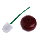 Cherry Shaped Toilet Scrub Cleaning Brush Tool With Holder Plastic Bathroom new
