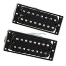 Pack of 2 Copper 8 String Humbucker Pickup Black for Electric Guitar