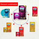 MingLiu Condom Classic Condom 6 Sets Thin Dotted Ribbed Sensitive With Free E1H3