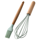 2pcs Oil Brush Egg Whisk Cooking