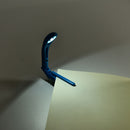 Book Light LED Booklight Travel Books Reading Lamp Clip On Folding Portable LJ