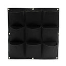 Planters Pockets Hanging Vertical Flower Planter Grow Bag Garden Herb Pot B E6J4
