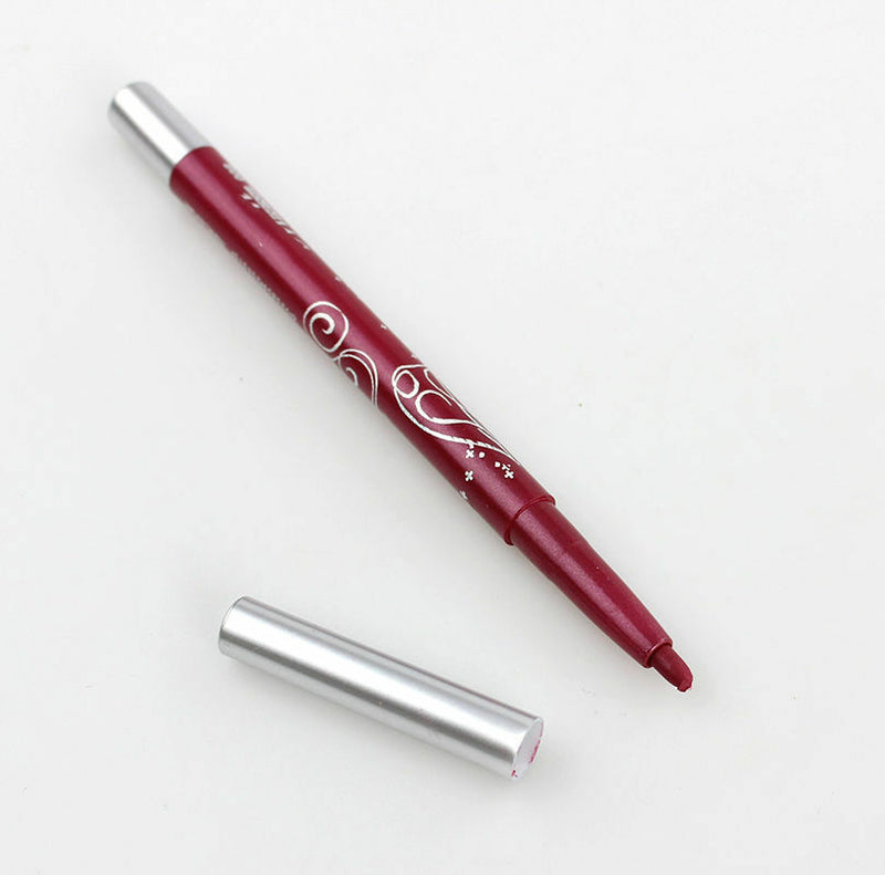 Professional 12 Color Eye Shadow Lip Liner Eyeliner Pen Pencil Cosmetic Makeup