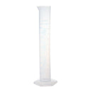 25cm High 100ml Plastic Graduated Cylinder Measuring Cup 1 milliliter