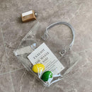 Summer Beach Totes PVC Transparent Women Shopping Bags Shoulder Handbags
