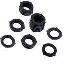 20pcs Flat Rubber Seals Garden Hose Washers Pipe Water Tap Sprayer Connection re