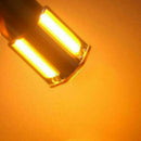 Amber/Yellow BA15S 1156 42 COB LED Turn Signal Rear Lamp Car Bulb Light