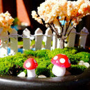 10pcs/bag Simulation Plants Mini Foam Mushrooms Micro Landscape Ornaments