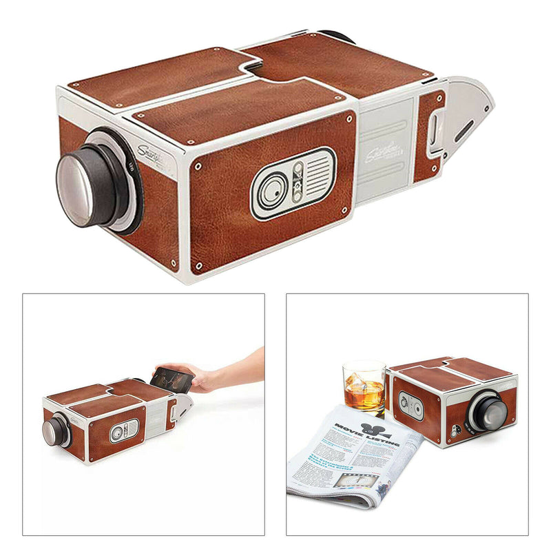 Smartphone Cell Phone Projector TV Screen Amplifier Mini Home Theater Cinema