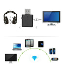For TV PC Car 3.5mm 3 in 1 USB Bluetooth 5.0 Audio Transmitter Receiver Adapter