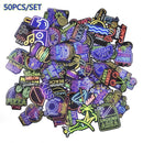 50x Neon Sign Stickers Bomb Graffiti Decals  Laptop Car Luggage Skateboard US.