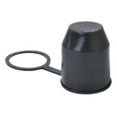 1 X Trailer Hitch Receiver 50mm Trailer Black Rubber Ball Cover Cap