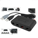 4-Port GC Gamecube Controller to USB Adapter Converter For Nintendo Wii U,PC Hn