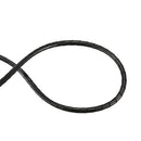10.8M 35.4Ft PE Polyethylene Spiral Cable Wire Wrap Tube Black 4mm G2N2