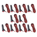 10pcs Waterproof Car Marine  Lighter Socket Plug 12V Power Cord 1.5m