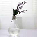 Transparent Glass Bulb Shape Table Vase for Plants Flowers Home Garden Wedd E8O1