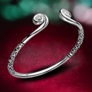 Women/Mens Fashion Hoop Carved Cuff Bangle Wristband Bracelet Chic Jewelry Gift