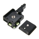 Quick Release QR Plate Clamp Adapter for DSLR Camera Tripod Ballhead Monopod