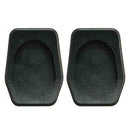 2pcs Replacement Parts Clutch Brake Pedal Pad Black Accessory for Ford Transit