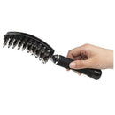 comb Hair Brush Curved Hairbrush for Thick Hair Black