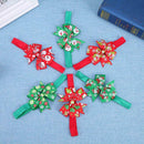 6pcs Hair Band Christmas Baby Swallowtail Bowknot Headdress Hair Accessory