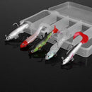 5pcs Fishing Soft Lead Lure Artificial Bait Jig Wobblers Fishing Tackle