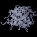 100pcs veggie garden plant support clips for trellis twine greenhouse M&