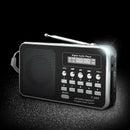 Portable Mini Am Fm Radio Stereo Speaker Support Sd/Tf Card With Usb(Black) E2H9