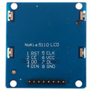 84x48 LCD Module Blue Backlight Adapter PCB 5110 LCD For Arduino  Z