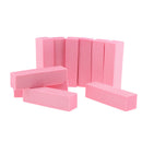 10pcs Pink Nail Files Buffer Blocks Sponge 4 Sides Polishing Grinding Manicure