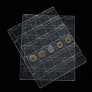 1Pc 30 Classic Coin Collection Storage Album Page Folder Clear Pockets Holder