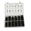 240PCS Plastic Rivet Fastener Fender Bumper Push Pin Clips Free Remover Tool Kit