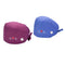 2pcs Fashion Printed Scrub Cap Working Hat Button Bouffant Hat Sweatband