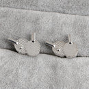 Fashion Men Funny Alloy Shirts Cufflinks Buttons Ping Pong Charm Jewelry GiftsJR
