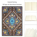 DIY Mandala Special Shaped Diamond Painting 50 Pages A5 Sketchbook Notepad