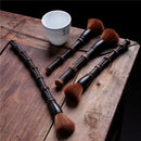 Tea Ceremony Accessories Black Bamboo Brush Purple Clay Pot Maintenance Ser