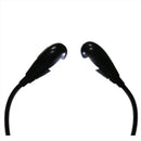 Black Clip on 2 Dual Arms 2 LED Flexible Book Music Stand Light Lamp