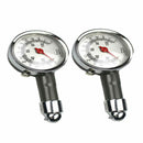 2x Auto Car Motorcycle Tire Tyre Air Pressure Gauge Dial Meter Vehicle  LDE