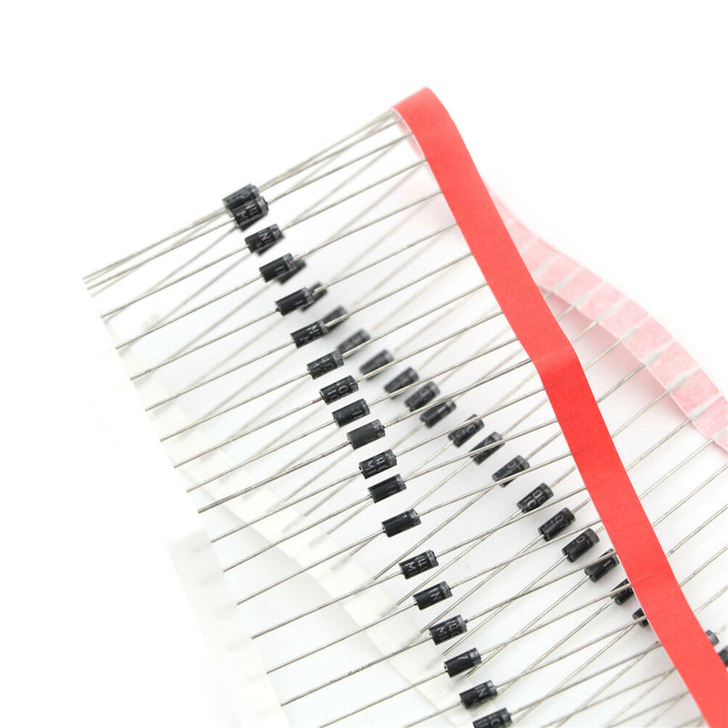 100Pcs DO-41 1N4007 Rectifier Diodes Electronic Components Supplies 1A 1200V Ew