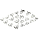 Set of 20 Bass Drum Claw Hook Replacement Parts for Drum Set Kit