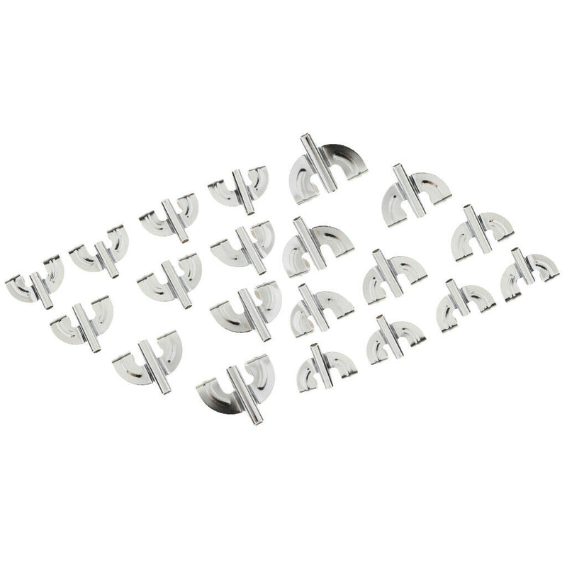 Set of 20 Bass Drum Claw Hook Replacement Parts for Drum Set Kit